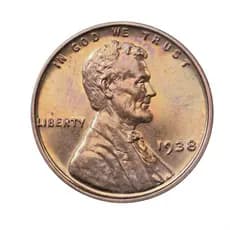 moeda 1 cent usa 1938 original usada perfeita top