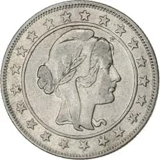 moeda Brasil 2000 reis 1926 prata original top