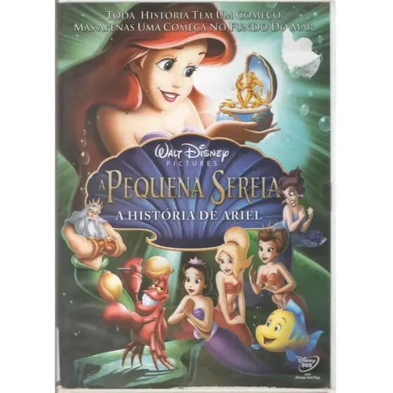 dvd A Pequena Sereias 1 original lacrado top