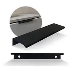 Kit C/ 10 Puxadores Slim Para Móveis Alternativa 8015 Cielo Rometal 82mm/ 146mm/ 210mm (Diversas Cores e Tamanhos)
