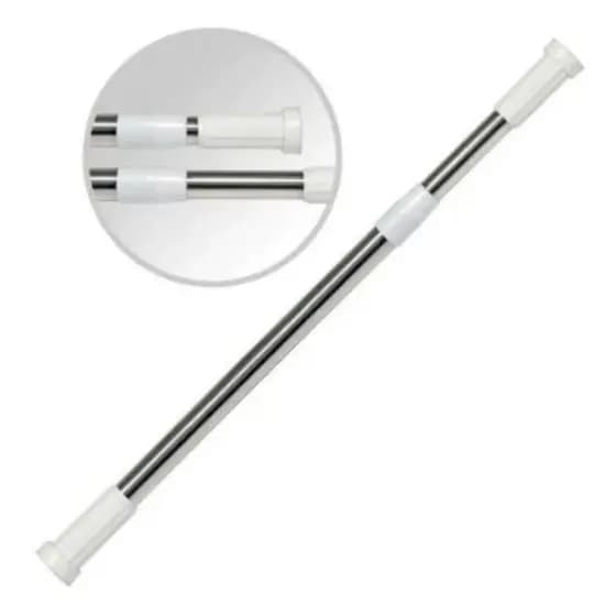 Varao Para Cortina Multiuso Box Varão Bastão Para Banheiro de Extensível Universal Ajustável