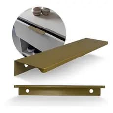 Kit c/ 50 Puxadores Slim Para Móveis  Alternativa 8015 Cielo Rometal 82mm/ 146mm/  210mm  Diversas Cores e Tamanhos)