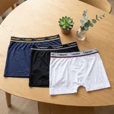 Kit 3 Cuecas Boxer Box Dry Fit Alto Padrão Premium Tecido Furadinho