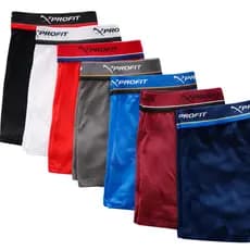 Kit 10 Cuecas Boxer de ALGODÃO Adulta Cueca Box