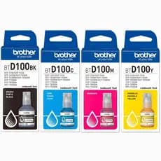 Kit de Tinta Brother BT-D100 para T230 T430W T530DW 4 Cores Impressora Tanque Recarga