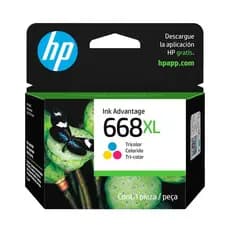 Cartucho de Tinta HP 668 XL Colorido Original 7FP38VL Impressora Jato de Tinta DeskJet