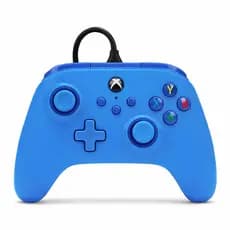Controle Xbox Com Fio Azul USB 3m PC Xbox Series X S One Licenciado Oficial Headset P2