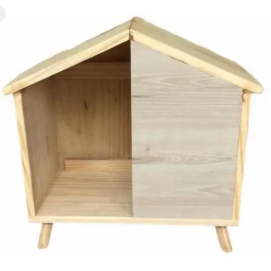 Casa de Madeira para pets,  Cães E Gatos - Pz Wood
