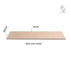 Chapa de Madeira 70x50cm - Prateleira MDF Cru 15mm –Corte Preciso, e Alta Qualidade