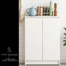 Armário Multiuso 100% MDF – Moderno e Perfeito para Cozinha ,Lavanderia e Aparador Cantinho do Café