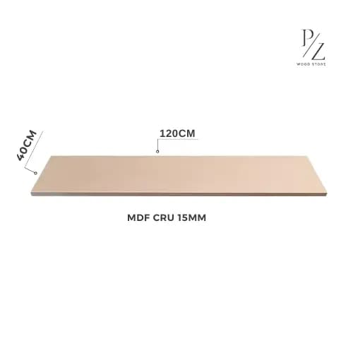Chapa de Madeira 120x40cm - Prateleira MDF Cru 15mm–Corte Preciso, Acabamento Profissional,Decoração