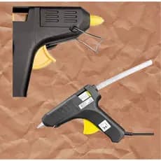 Pistola de Cola Quente Bivolt Pequena 8W Grande 15W Artesanato Reparos EVA Madeira Trabalhos Manuais Papel Plástico
