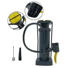 Bomba de Ar com Pedal e Adaptador encher pneu bike colchão inflavel piscina bola