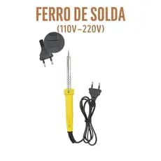 Ferro de Solda Elétrico Profissional 40W/60W 110V/220V Ponta Fina Aquecimento Rápido