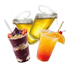 Kit Copo 330ml Descartável Liso Reforçado PP Para Chopp, Açaí, Drink, Agua e Suco e Eventos 100 a 300 Unidades