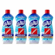 Kit 4x Limpa Box Blindex UAU Ingleza – Aprovado pela Blindex | Remove Manchas | Banheiro 200ml