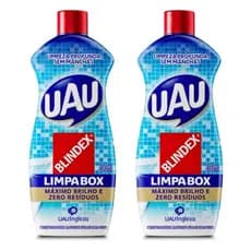 Kit 2x Limpa Box Blindex UAU Ingleza – Aprovado pela Blindex | Remove Manchas | Banheiro 200ml