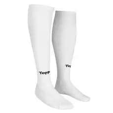 Meião de Futebol Adulto - Topper Cup - Tamanho do 39 ao 44 - Branco/Preto - Original