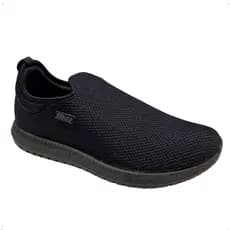 Tênis Masculino Sem Cadarço Activitta Original - Ideal para Uniforme - Preto