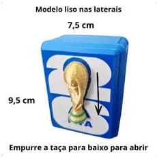 Porta Figurinhas da Copa - Feito em 3D - Resistente - Cores Diversas