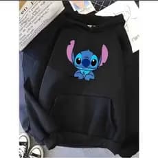 Moletom Canguru Unissex Liro Stitch Agasalho Casaco Blusa De Frio Flanelado