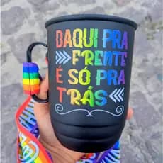 Caneca Copo de alumínio tirante personalizado - 400ML 500ML 850ML + Nome + Canecas de aluminio personalizadas