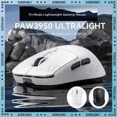 Mouse com fio / 2.4G / Bluetooth 8000 DPI Mouse de jogos Superlight Mute Mouse Tri-Mode Taxa de retorno 1000Hz PAW 3950