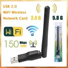 150M Ralink MT-7601 USB 2.0 WiFi Antena De Placa De Rede Sem Fio 802.11 b/g/n Adaptador LAN