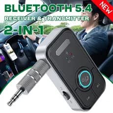 Novo Bluetooth 5.3 Carro AUX Adaptador De Áudio Alta Fidelidade Música Estéreo Receptor Sem Fio Transmissor 3.5MM Com Mi