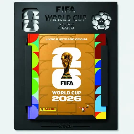 SUPORTE DE PAREDE ÁLBUM DA COPA DO MUNDO 2026