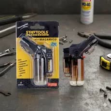 Mini Maçarico Recarregável com Acendimento Automático e Controle de Chama para Cozinha e Artesanato