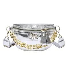 A.T.A  Primavera Novo Estilo Grosso Corrente Ombro Crossbody Mudança Bolsa de Ombro de Banda Larga