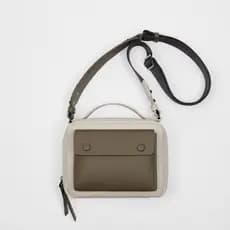 A.T.A  Bolsa Transversal Masculina, Sacola de Mão com Cores Misturadas, Mochila Carteiro Pequena