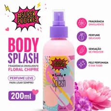 Body Splash Super Poderes 200ml Fragrância Envolvente Floral Chipre