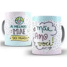 MELHOR MÃE DO MUNDO 325ML CANECA DE PORCELANA