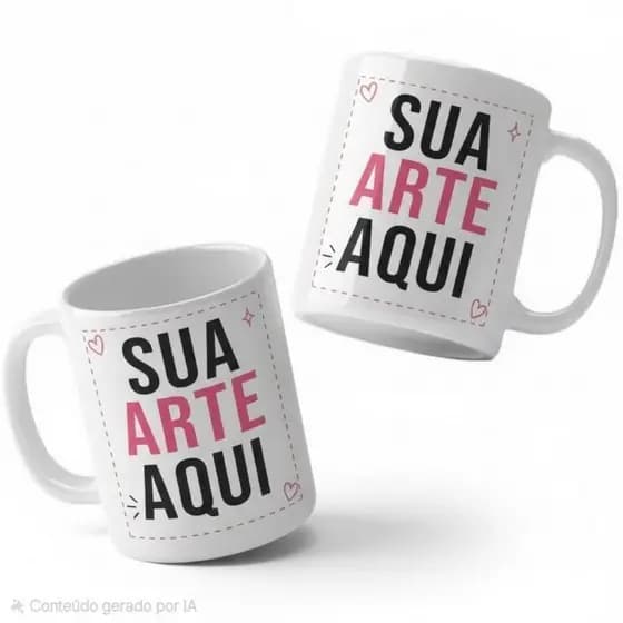 KIT 30 e 40 CANECA DE PORCELANA PERSONALIZADA PARA SEU EVENTO