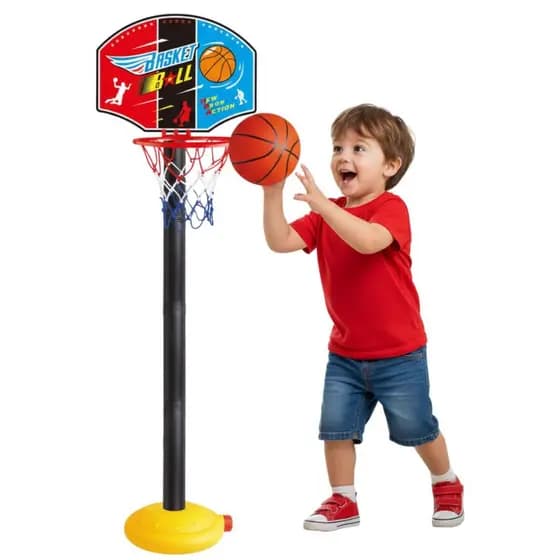 Kit Tabela Jogo Basquete Infantil Portátil Criança Desmontável Presente Envio Já