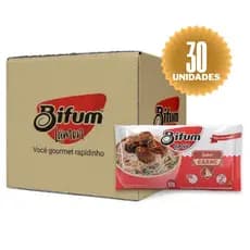 Caixa Fechada com 30und de Lámen Instantâneo de Bifum Macarrão de Arroz Leve Sem Glúten