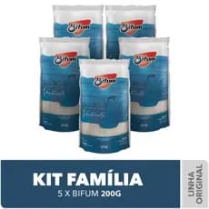 Combo 5 Pacotes de 200g de Macarrão de Arroz Bifum Total 1 Kg Máximo Custo Benefício