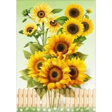 Adesivos Girassol e Flores á prova d'água cores vivas e brilhantes  temos á pronta entrega .