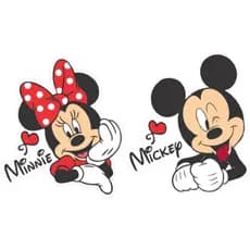 Adesivo Minnie e Mickey à prova d'água  temos à pronta entrega chega rapidinho