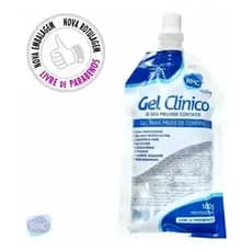 Gel Clínico Contato Condutor Ultrassom Tens Fes Bag 100g 2un