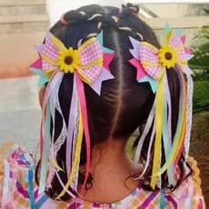 Par de Laço Junino Laço Caipira de Festa Junina São João (Atencão a  Descrição)