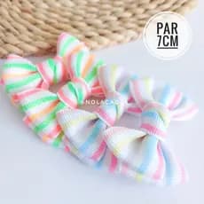 Par de Laço de Cabelo Infantil Menina Color Candy Bico de Pato