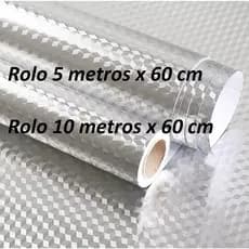 Rolo de Papel Parede Alumínio Adesivo Rolo - Autocolante Impermeável Cozinha Balcão
