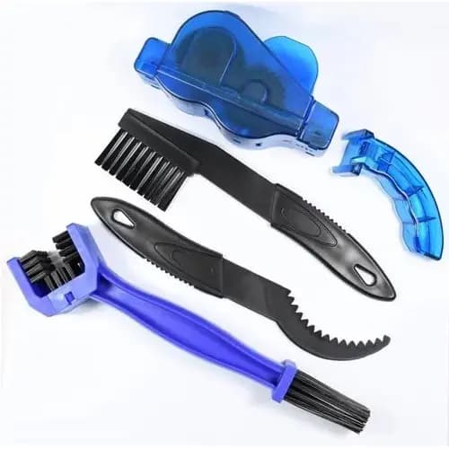 Limpador De Corrente Bike Bicicleta Ciclismo Kit 4 Peças