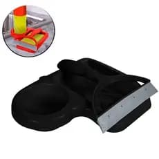 KIT Organizador de PIA Plástico 2 Peças Preto