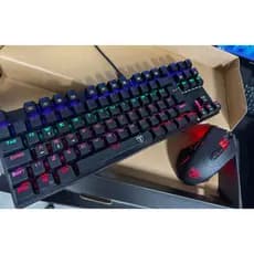 kit Teclado Mecânico e Mouse Gamer T-Dagger Advance Force, Rainbow (Recondicionado)