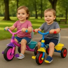 Triciclo Infantil Passeio Velotrol 3 Rodas Bicicleta Três Rodinhas Menino Menina Criança Até 30Kg