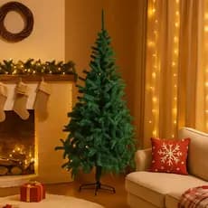 Arvore Natalina Pinheiro Artifical 180cm 720 Galhos Verde Folhagem Realistica Decoraçao Festiva